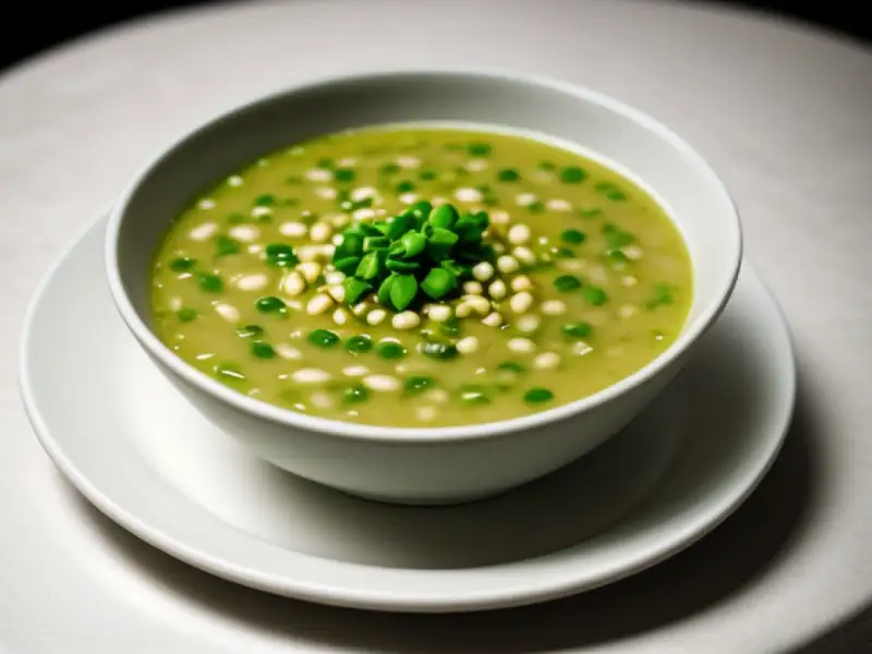 Bauernsuppe mit Graupen, Bohnen und Schälerbsen
