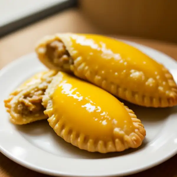 Empadinha mit Hähnchen, Palmherzen und Oliven