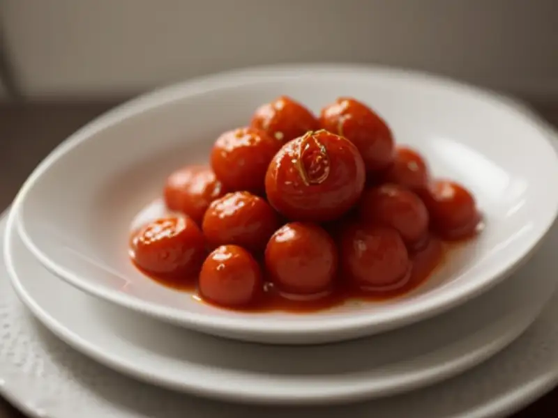 Kandierte, sonnengetrocknete Kirschtomaten