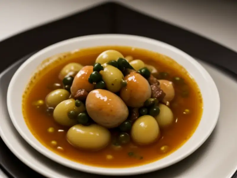 Lammeintopf mit Quitten und Okra