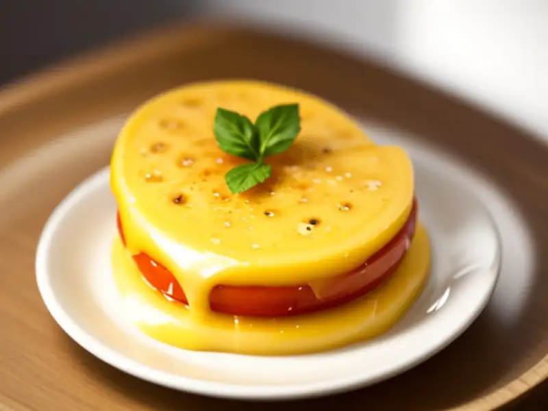 Provoletes, gegrillter Provolone mit Tomate