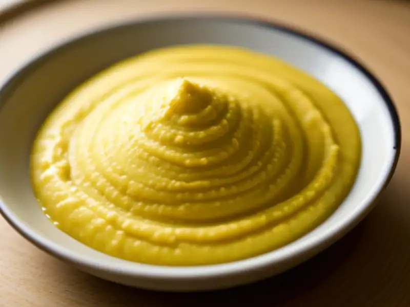 Hausgemachter Hummus mit Kichererbsen und Tahini