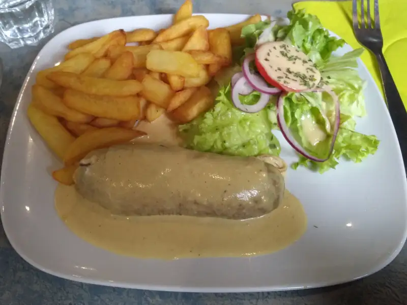 Eine cremige Senfsoße