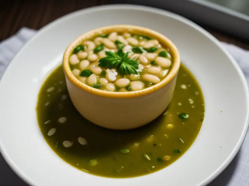 Soupe au Pistou aus Charleval mit Pökelspeck