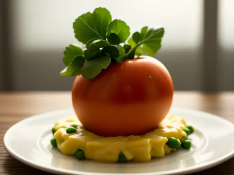Tomaten mit Erbsen nach Clamart-Art